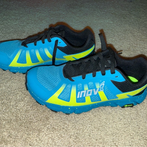 Inov-8 Shoes - Inov-8 Terraultra G 270 Vibrant Blue and Neon Yellow Sneakers